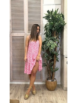 Vestido Lua fucsia