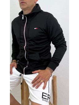 Sudadera cremallera bandera...