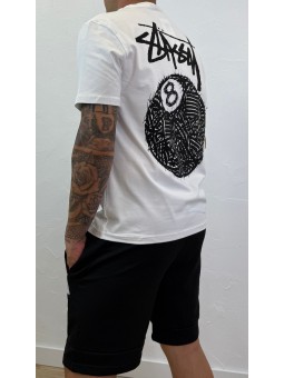 Camiseta bola 8 blanca