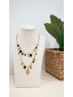 Collar varios corazones