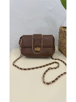 Bolso cadena tostado