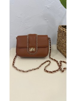 Bolso cadena camel