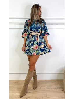 Vestido boho estampado