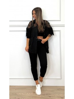 Pantalón skinny negro