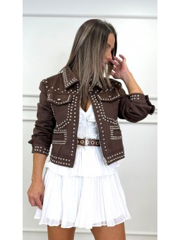 Chaqueta antelina taxuelas...