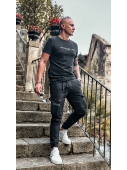 Pantalón cargo negro