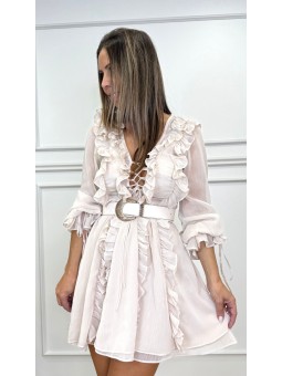 Vestido tiras pecho...