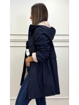 Chaqueta reversible marino