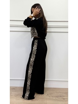 Chándal combinado leopardo...