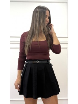 Falda tablas marino con...