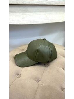 Gorra polipiel militar