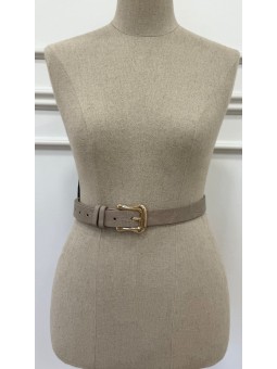 Cinturón básico beige