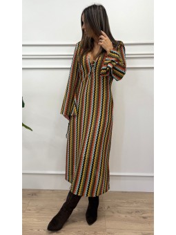 Vestido apertura pecho