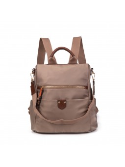 Bolso nylon beige