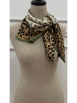 Pañuelo combinado leopardo...