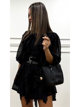 Vestido volantes con...