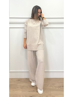 Conjunto punto beige