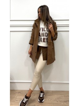 Legging polipiel beige