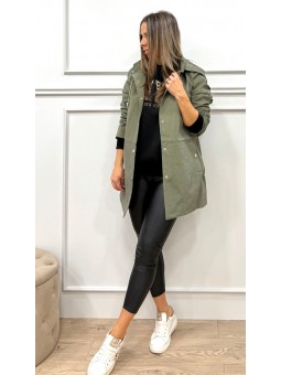 Legging polipiel negro