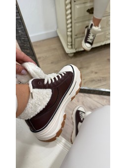 Deportiva botin borreguillo