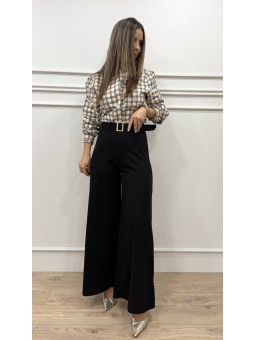 Pantalón fluido negro