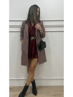 Abrigo pata de galllo