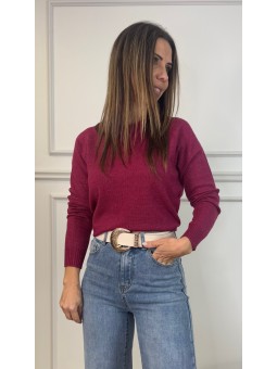 Jersey básico burdeaux