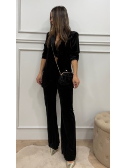 Pantalón terciopelo negro