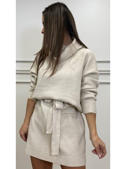 Vestido punto bolsillos...