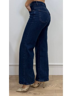 Pantalón flared oscuro