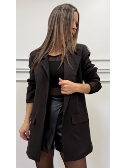 Blazer oversize marrón