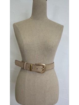 Cinturón beige
