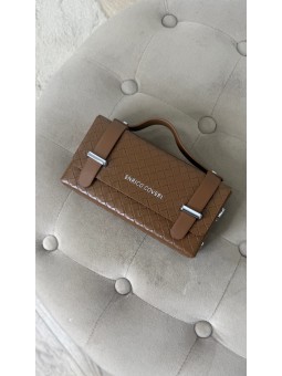 Bolso maletín camel