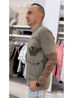 Camiseta rocked militar