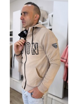 sudadera icon beige