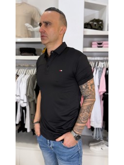 Polo bandera negro