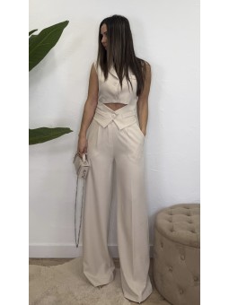 Conjunto dos piezas beige