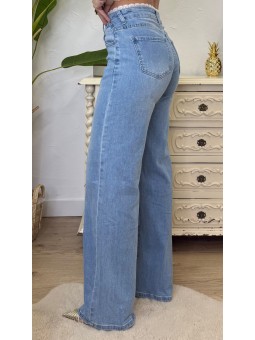 Pantalón puntilla denim