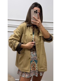 Chaqueta camel