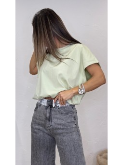 Camiseta bombacha verde claro