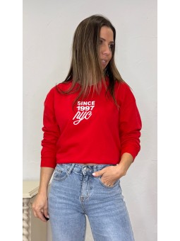 Sudadera NYC rojo