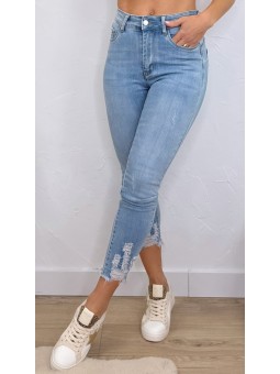Pantalón skinny destroy