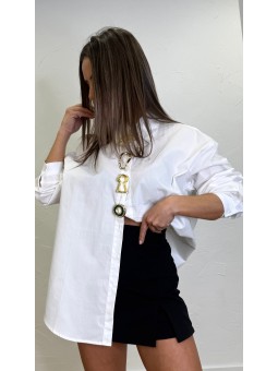 Camisa broches blanca