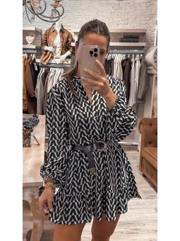 Vestido zig zag