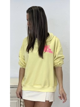 Sudadera capucha letras...