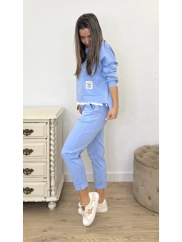 Pantalón sport azul