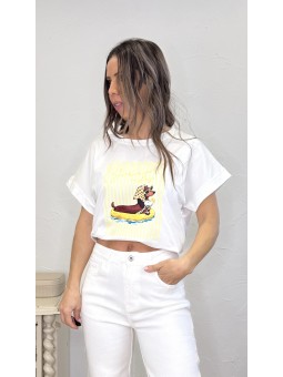 Camiseta perro amarillo