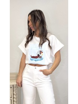 Camiseta perro cielo