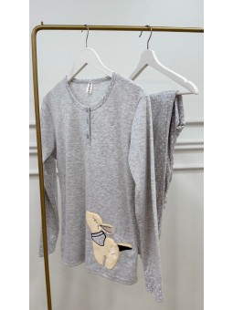 Pijama gris