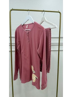 Pijama rosa claro